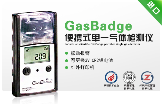 英思科GasBadge便攜式單一氣體檢測儀